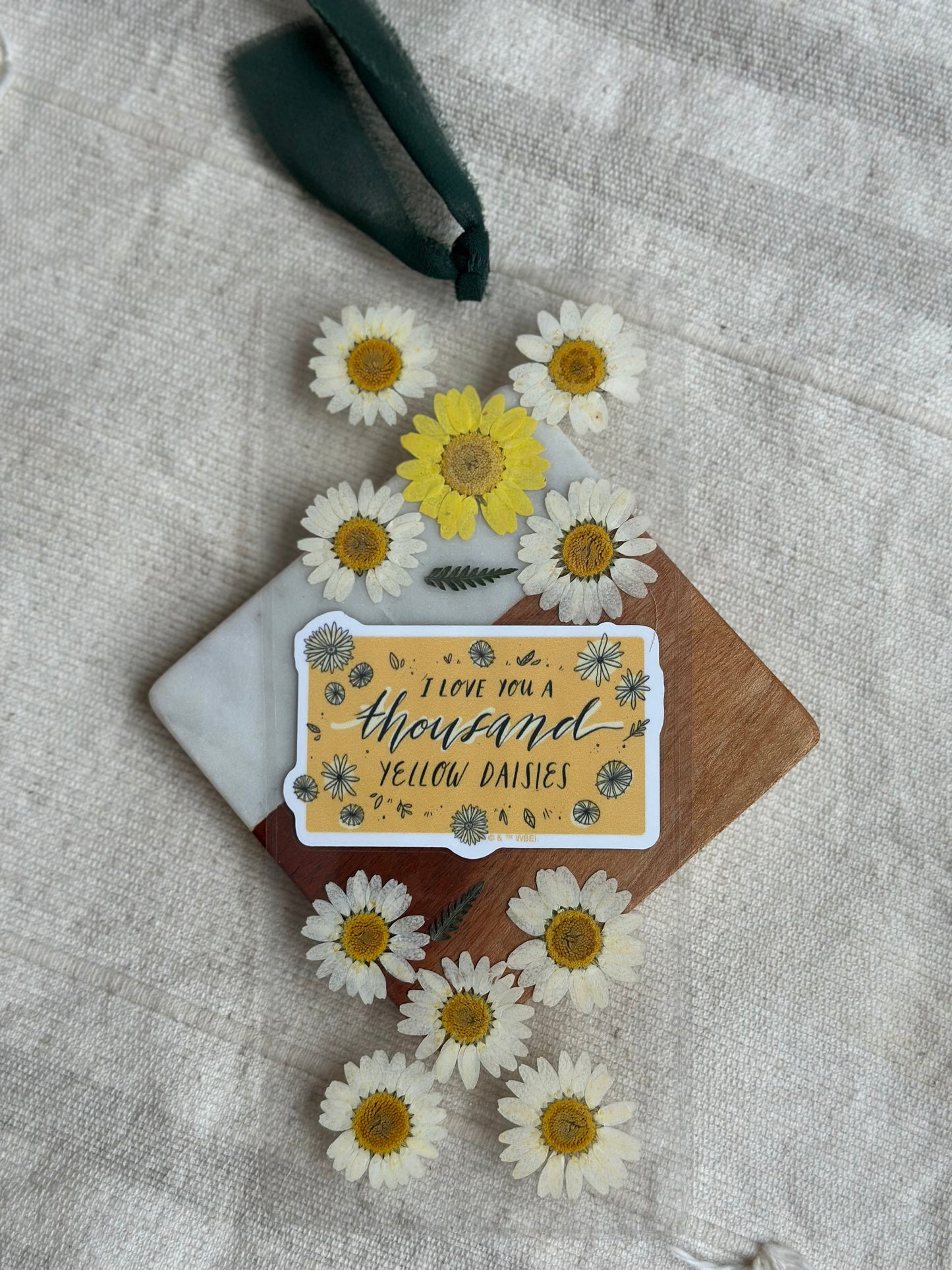 Thousand Yellow Daisies Bookmark