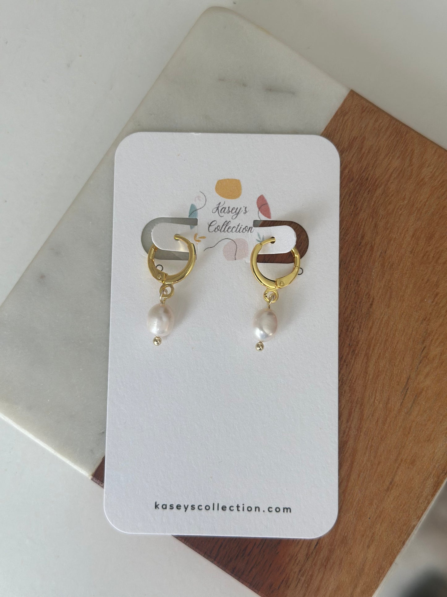 Freshwater Pearl Huggies