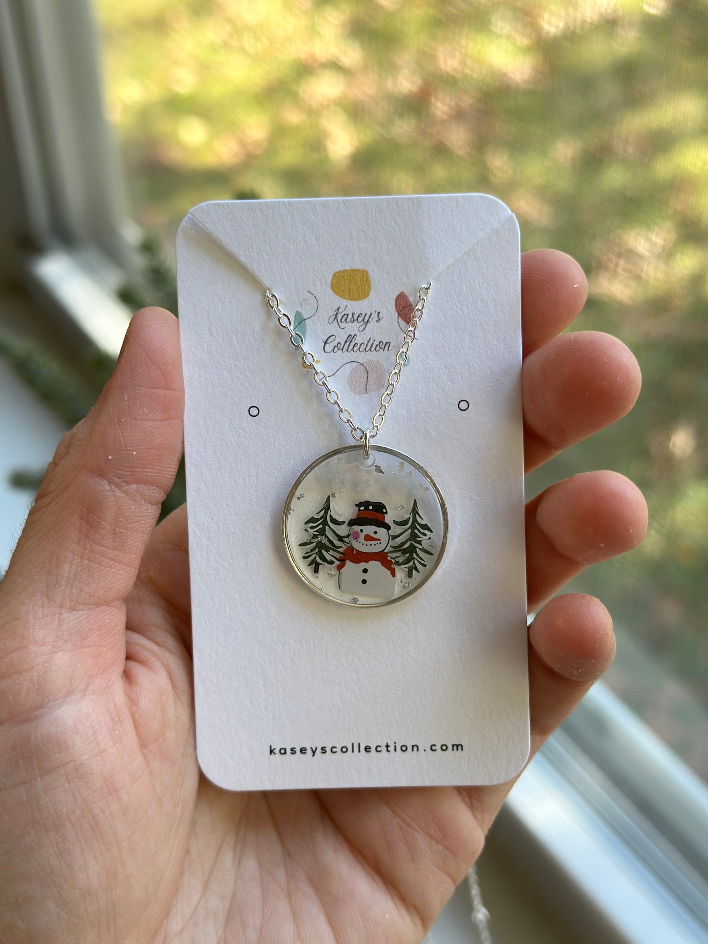 Snowman Necklace