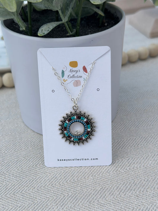 Beaded Pendant Necklace