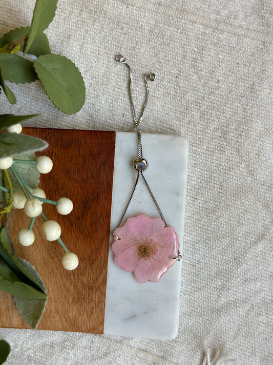 Floral Pink Bracelet