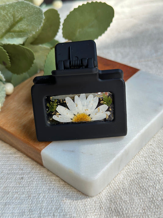 Daisy Black Mini Clip