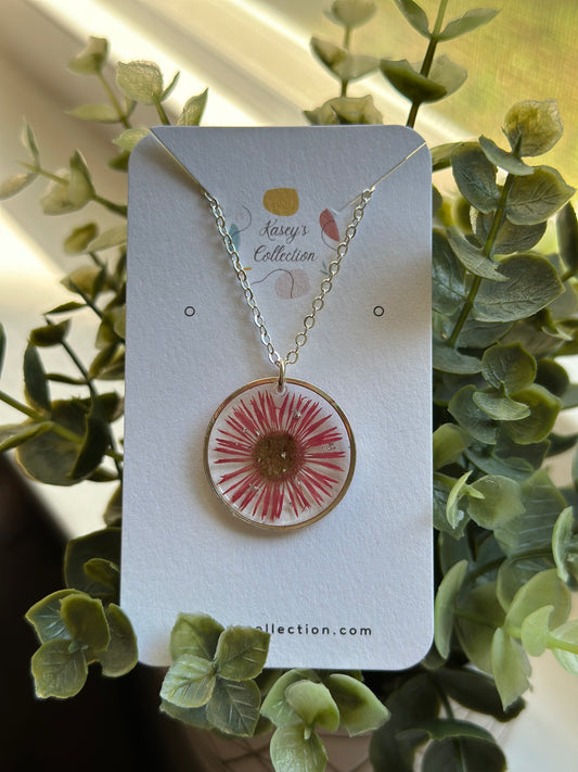 Fleabane Pink Necklace